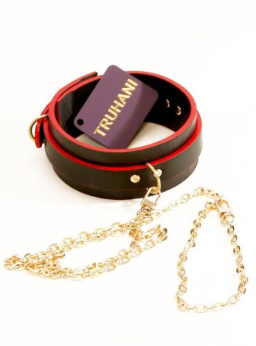 BDSM submissive slave Collar for sex restraints Leather sexy Choker with Chain Leash Necklace for Women Men Adult Locking fetish Kinky party accessory